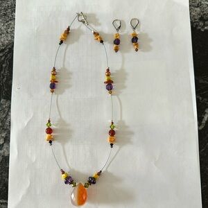 Necklace and Earings